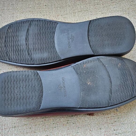 Dockers Men Shoes Slip On Loafer Tassels Brown Leather Upper Size 11.5M main image 9